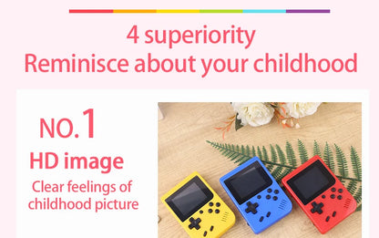 2.4 Inch LCD Tela Retro VideoGame Dispositivo integrado de 400 pol. Portável Jogo Console Natal Presente