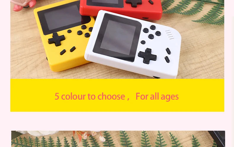 2.4 Inch LCD Tela Retro VideoGame Dispositivo integrado de 400 pol. Portável Jogo Console Natal Presente