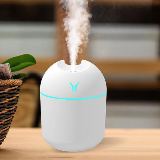250ml usb mini umidificador de ar aroma difusor de óleo essencial para casa carro ultra sônico mudo névoa difusor com lâmpada led cor