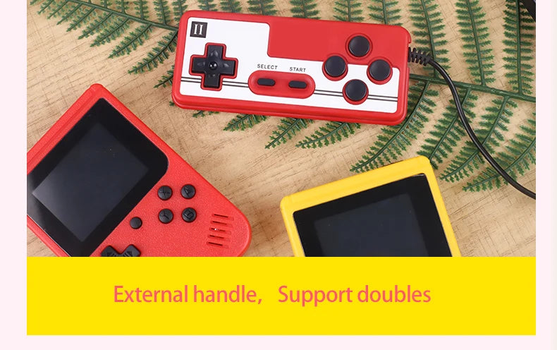 2.4 Inch LCD Tela Retro VideoGame Dispositivo integrado de 400 pol. Portável Jogo Console Natal Presente